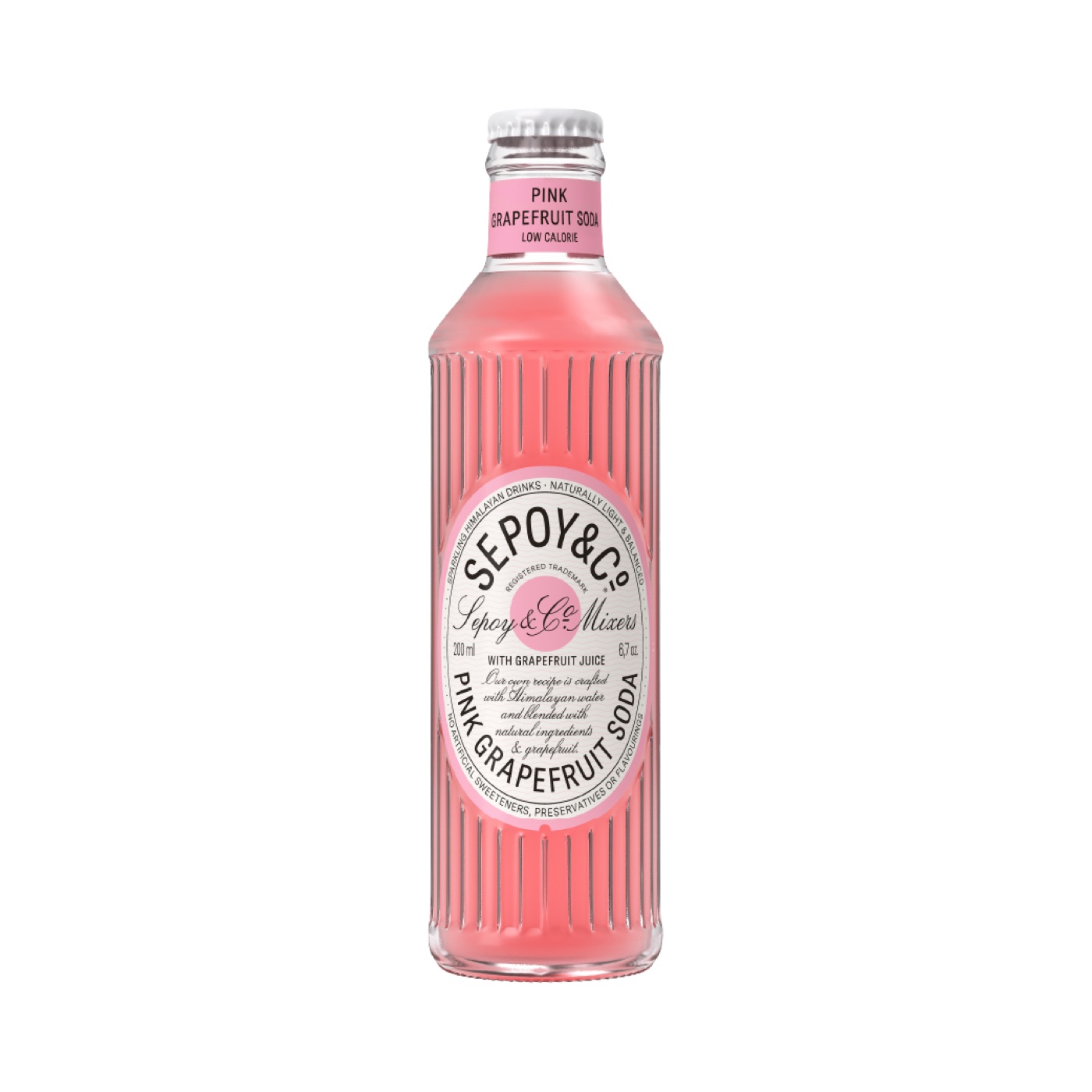 Sepoy & Co Pink Grapefruit Soda bottle